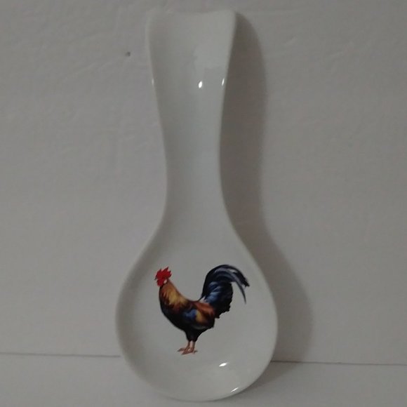 MAISON Su Casa Gourmet Rooster Spoon Rest/Spoon Holder - Picture 3 of 11